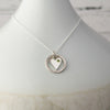 Caldera Amor Heart Pendant with Peridot