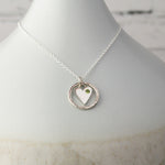 Caldera Amor Heart Pendant with Peridot