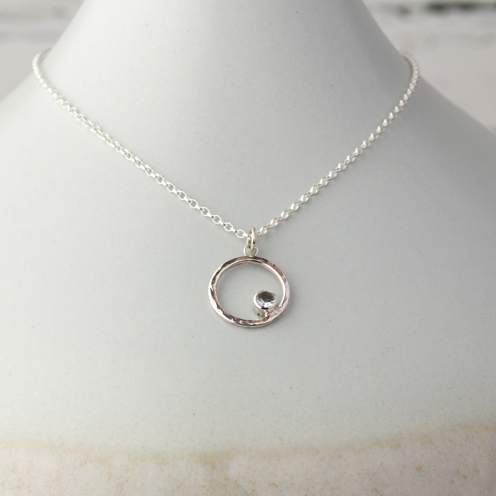 Caldera Eclissi Aquamarine Pendant