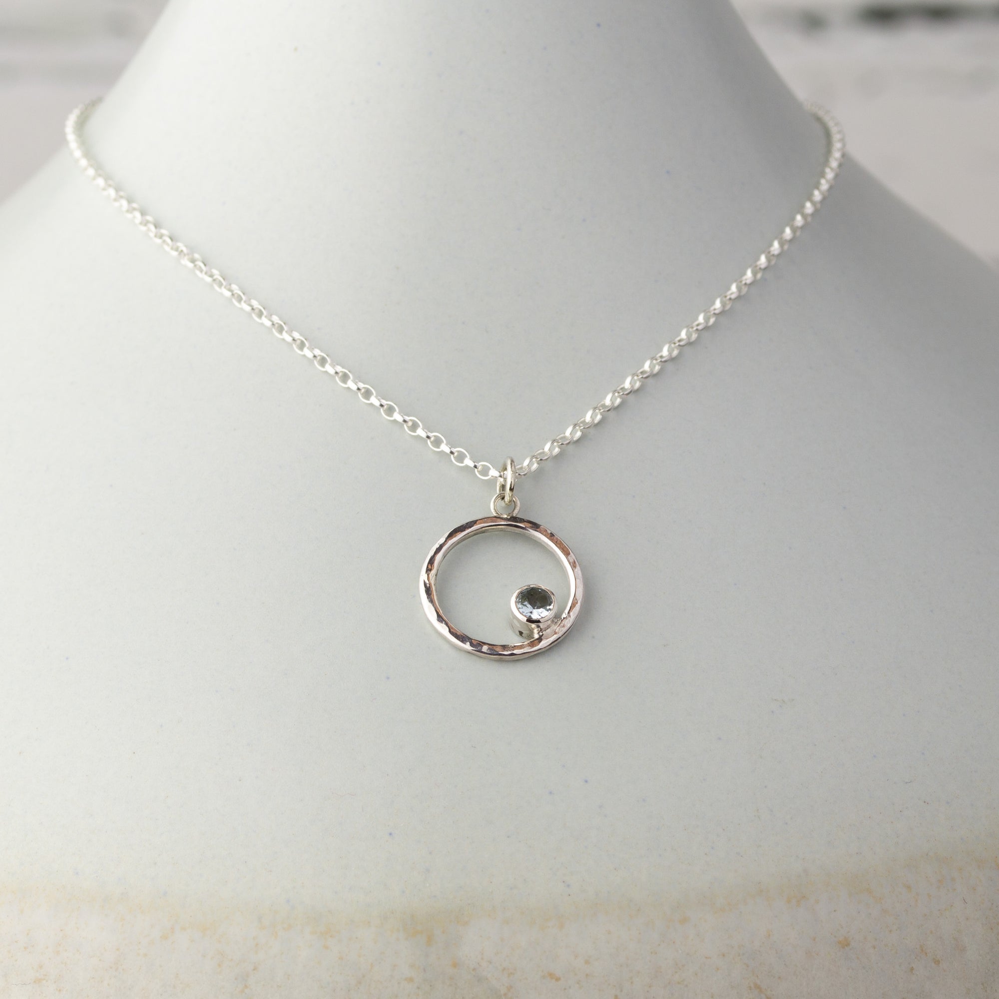 Caldera Eclissi Aquamarine Pendant