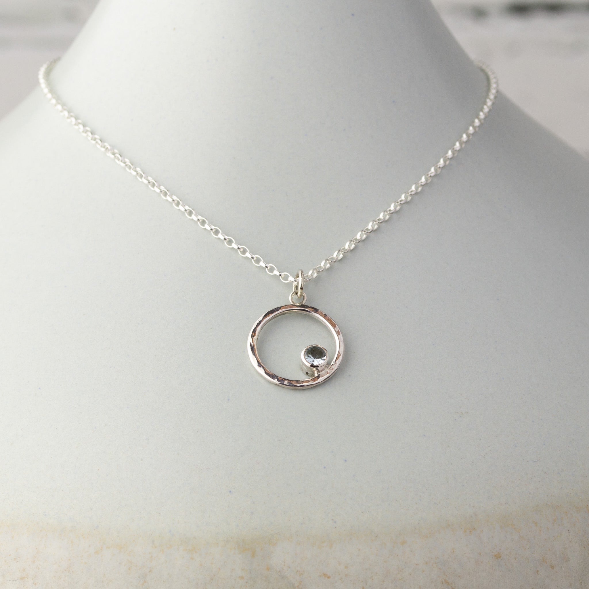 Caldera Eclissi Aquamarine Pendant