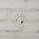 Caldera Eclissi Doppia Emerald Pendant