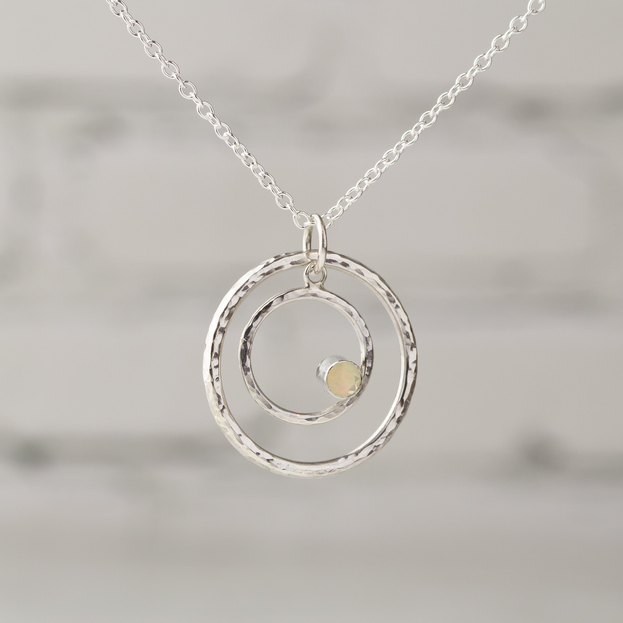 Caldera Eclissi Doppia Opal Pendant