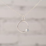 Callisto Sky Blue Topaz Pendant