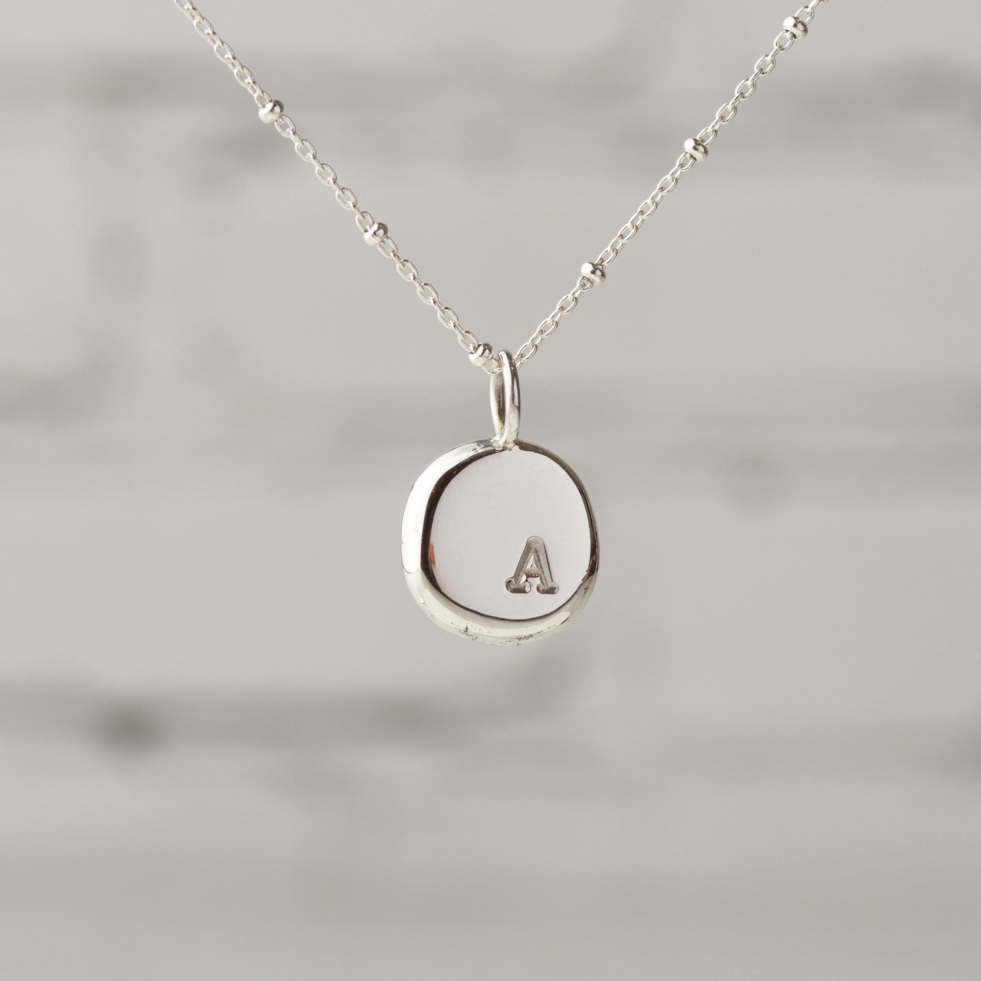 Personalised Coast Charm Pendant