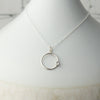 Callisto White Sapphire Pendant