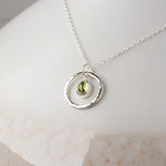 Caldera Iris Peridot Pendant