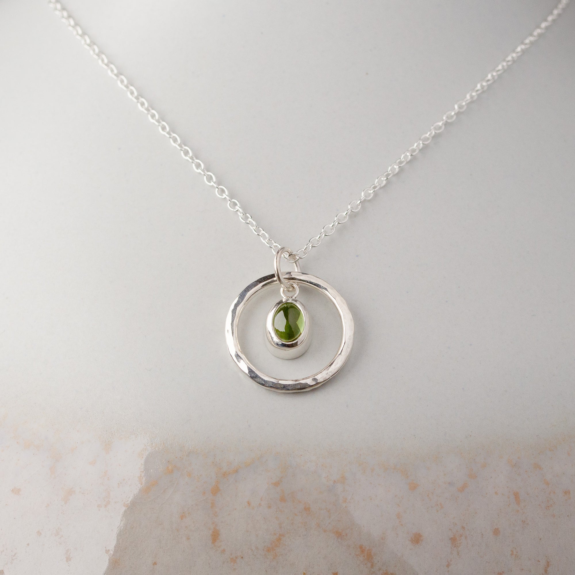 Caldera Iris Peridot Pendant