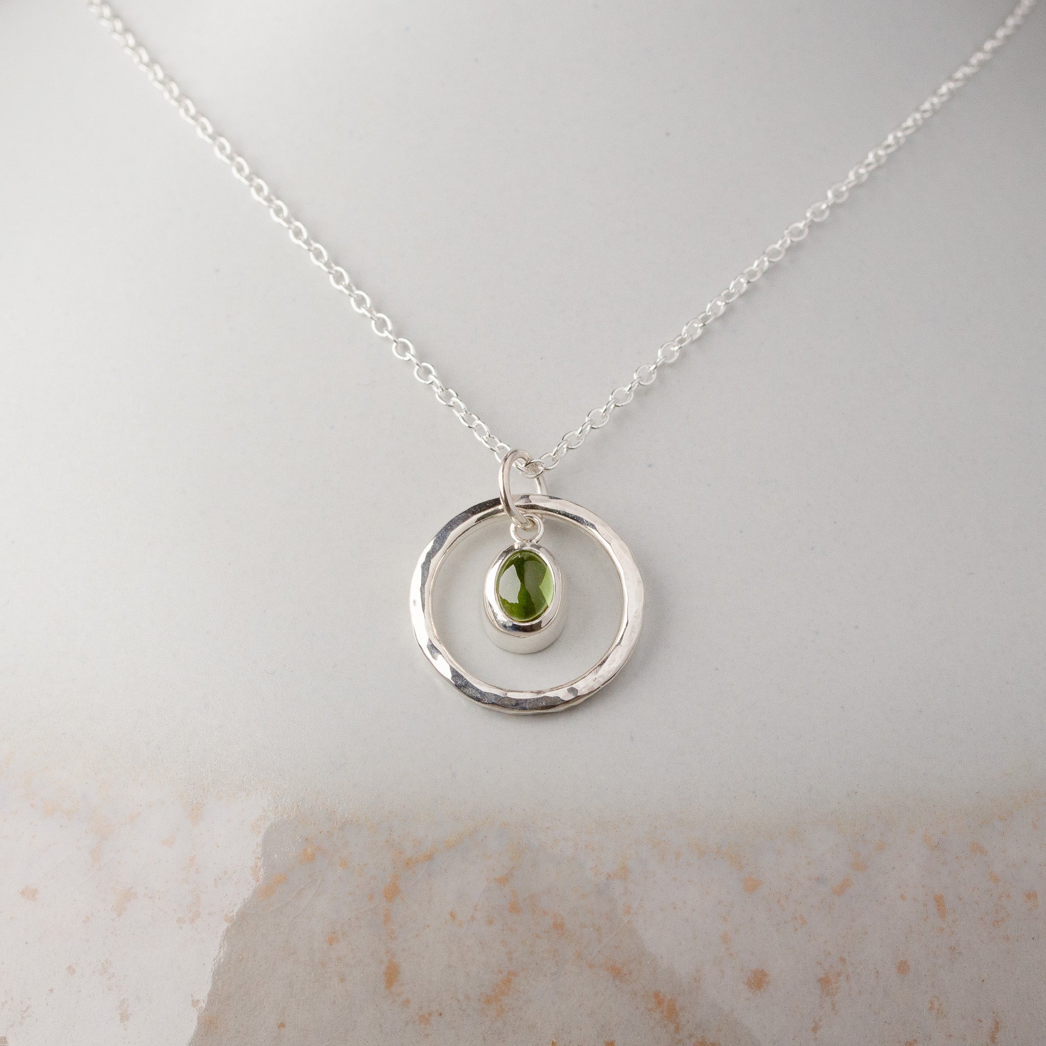 Caldera Iris Peridot Pendant