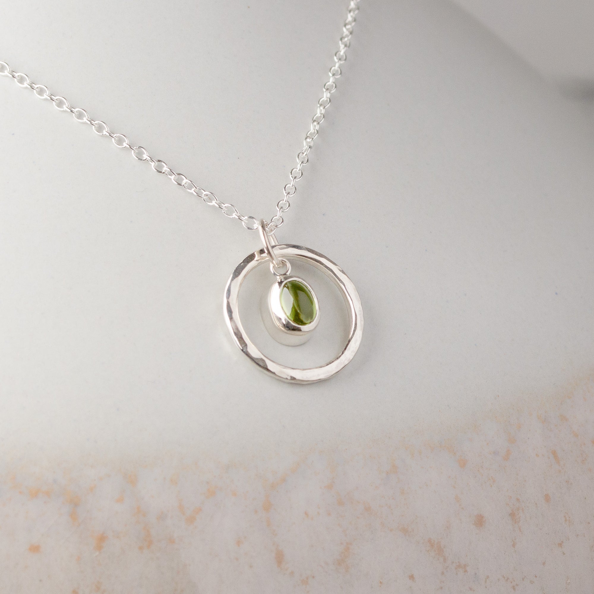 Caldera Iris Peridot Pendant