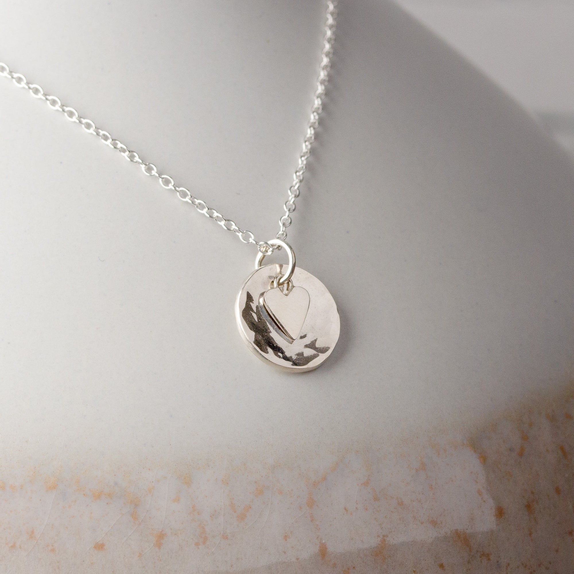 Caldera Lunelle Pendant with Heart Charm