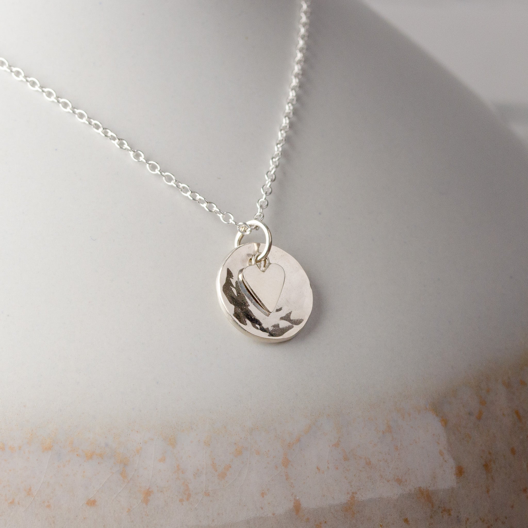 Caldera Lunelle Pendant with Heart Charm