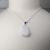 Rainbow Moonstone Silver Pendant