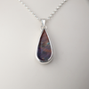 Purple Labradorite Sterling Silver Pendant