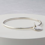 Mezza Lunelle Silver Bangle