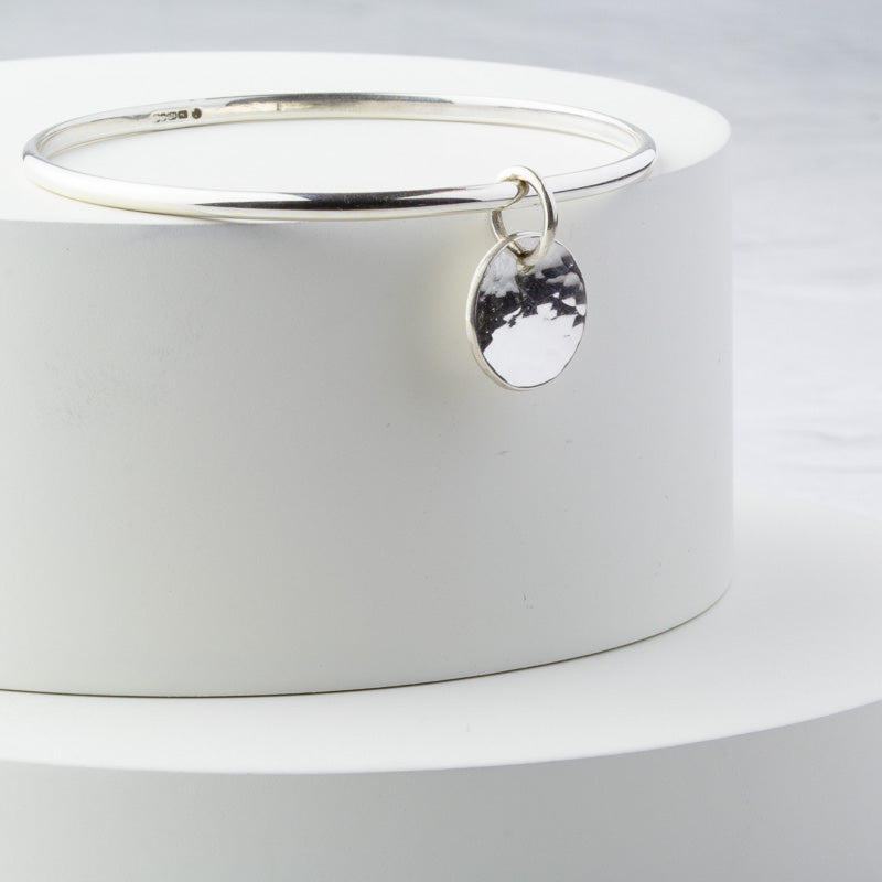 Mezza Lunelle Silver Bangle