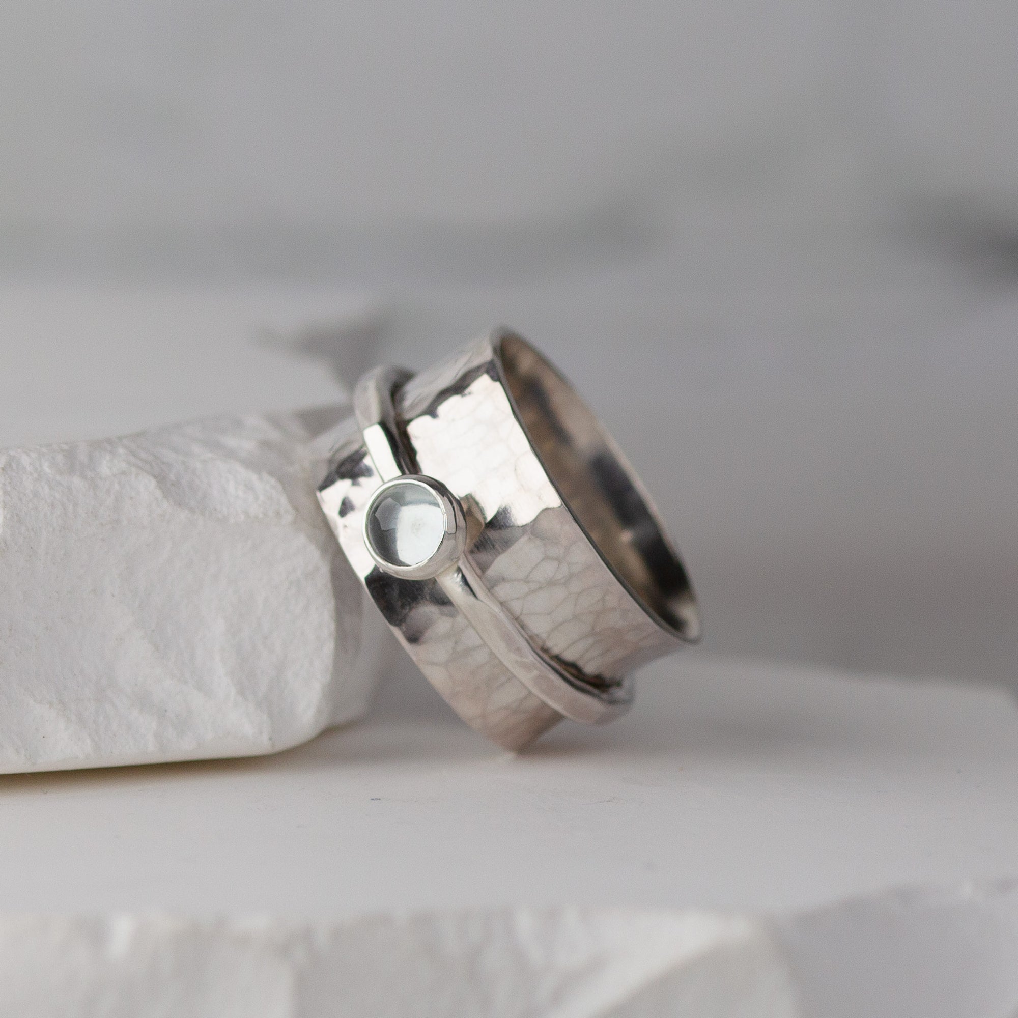 Gemstone Spinner Ring
