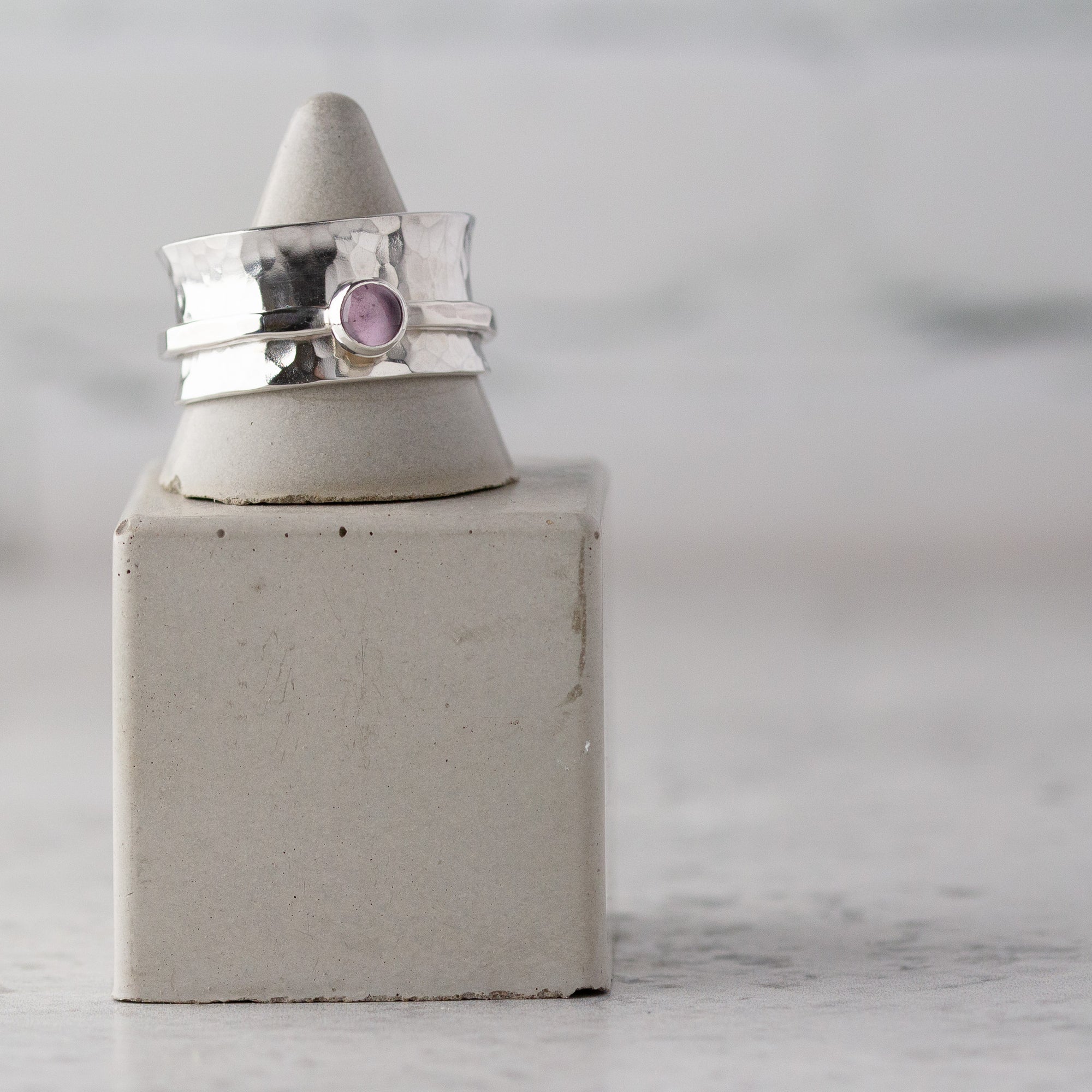 Gemstone Spinner Ring