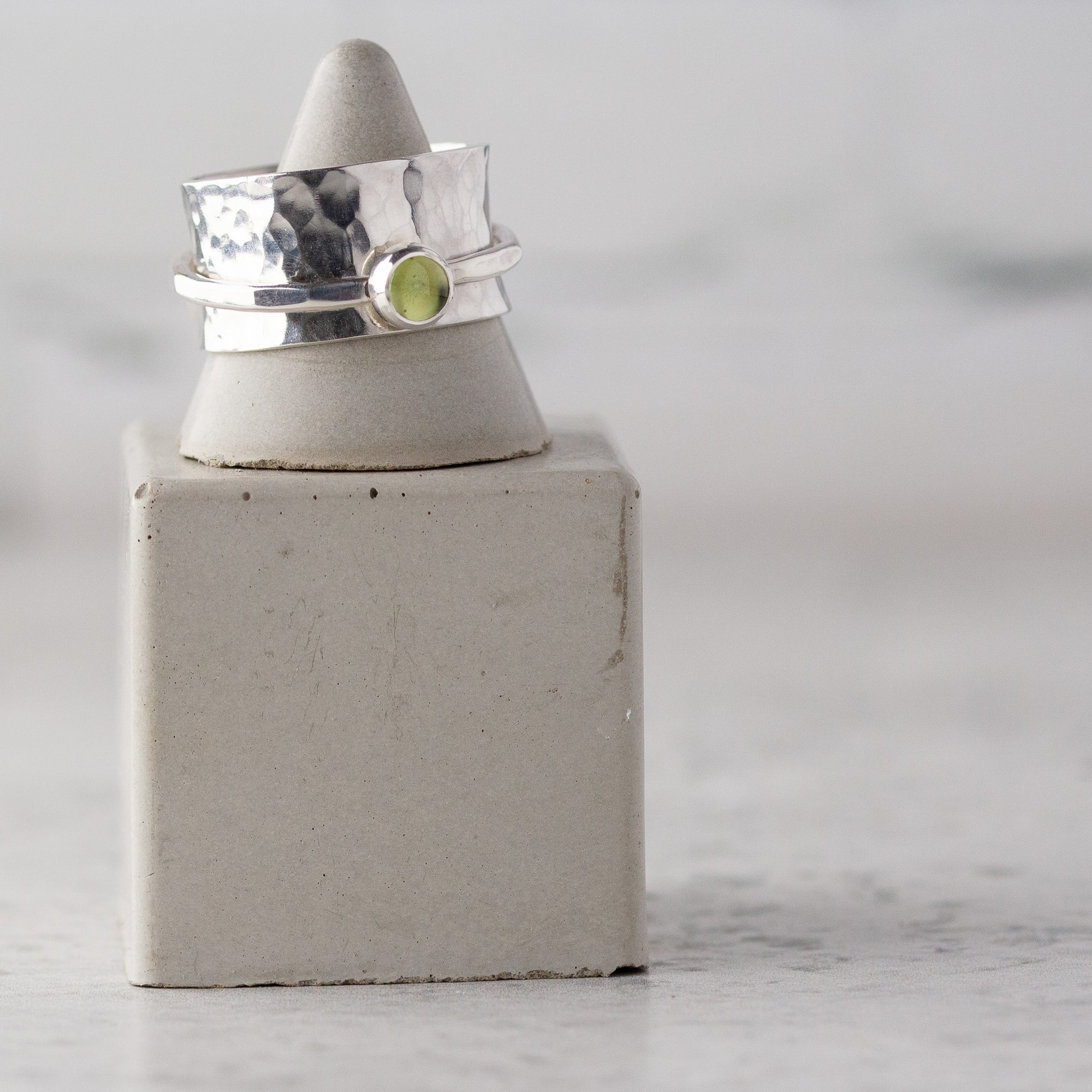 Gemstone Spinner Ring