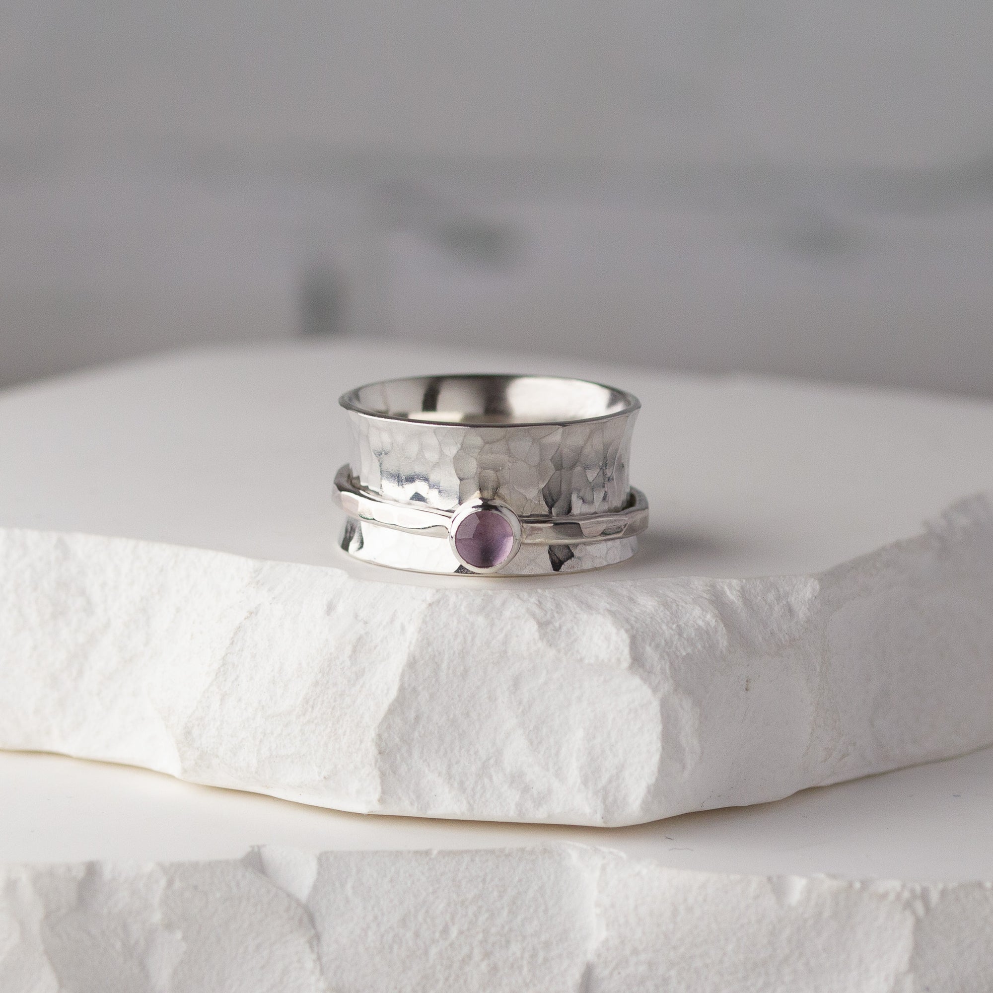 Gemstone Spinner Ring