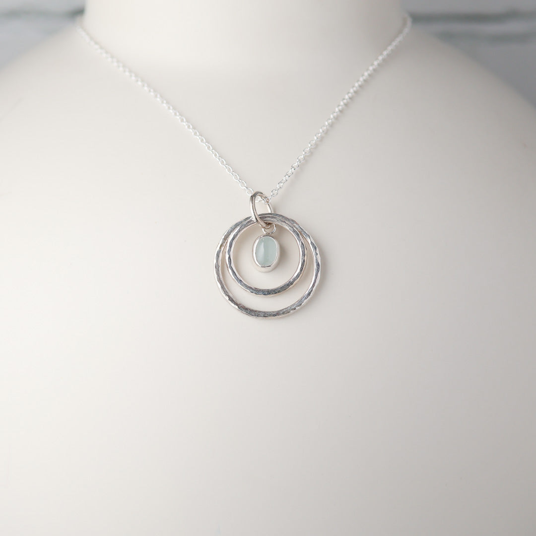 Caldera Saturno Aquamarine Pendant