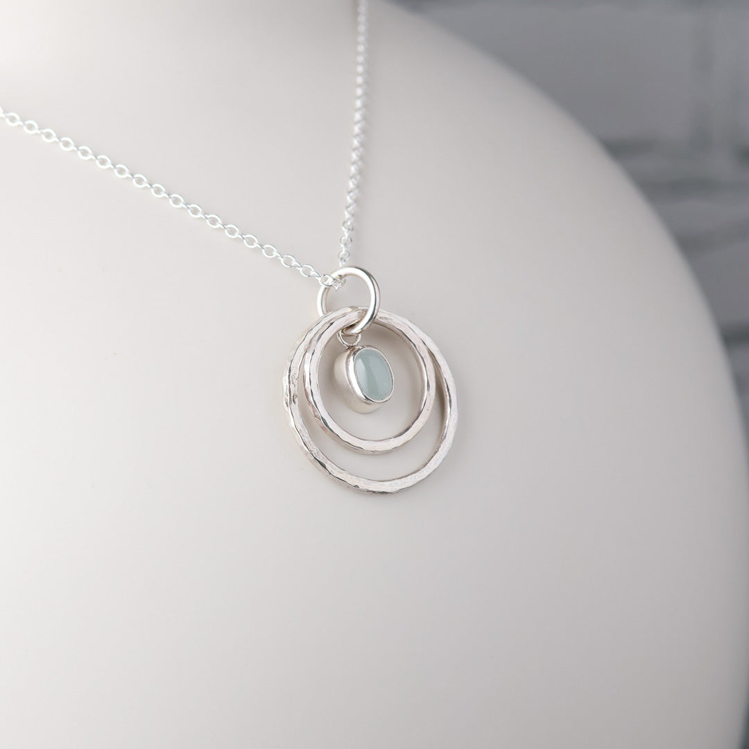 Caldera Saturno Aquamarine Pendant
