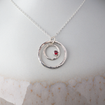 Caldera Eclissi Doppia Ruby Pendant