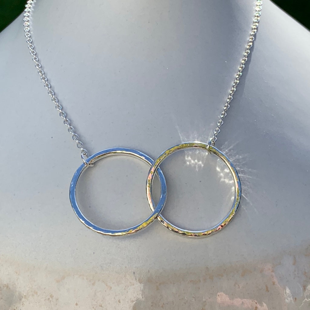 Caldera Bella - simple silver necklace - handmade in Wiltshire, UK
