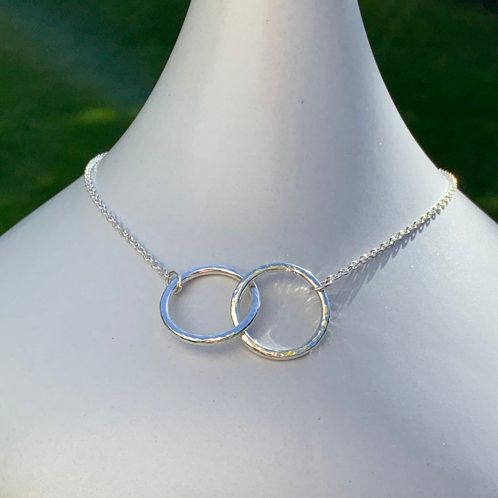 Caldera Bella - simple silver necklace - handmade in Wiltshire, UK