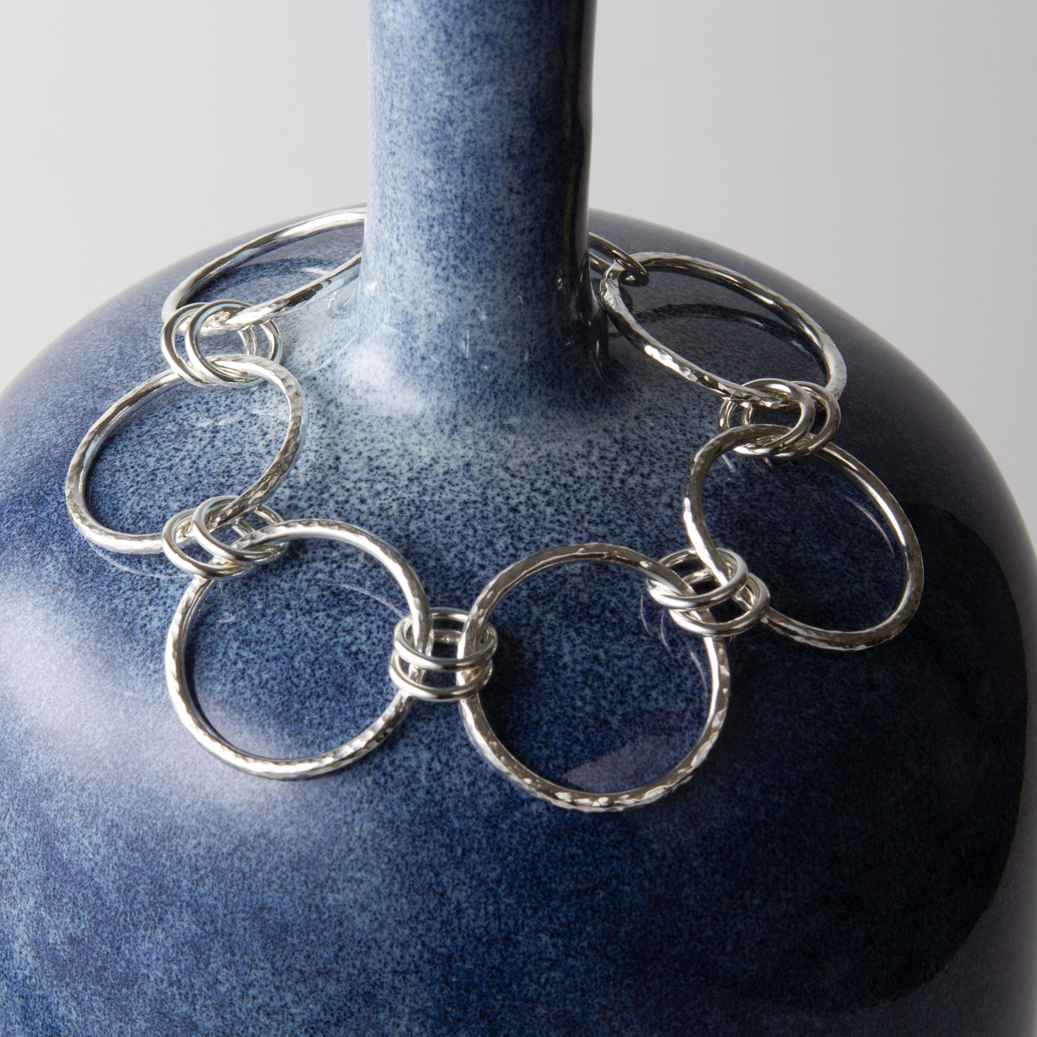 Caldera Cirque Nocturno Large Link Silver Bracelet