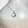 Caldera Eclissi Amethyst Silver Pendant Necklace