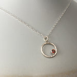 Caldera Eclissi Garnet Pendant