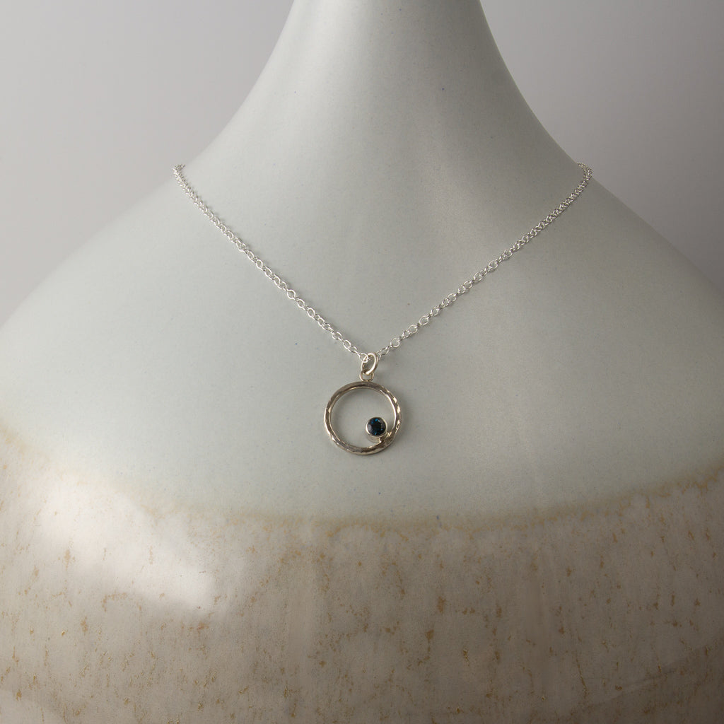 Caldera Eclissi London Blue Topaz Pendant