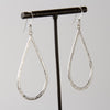 Caldera Perla Grande Large Teardrop Shaped Silver Earrings