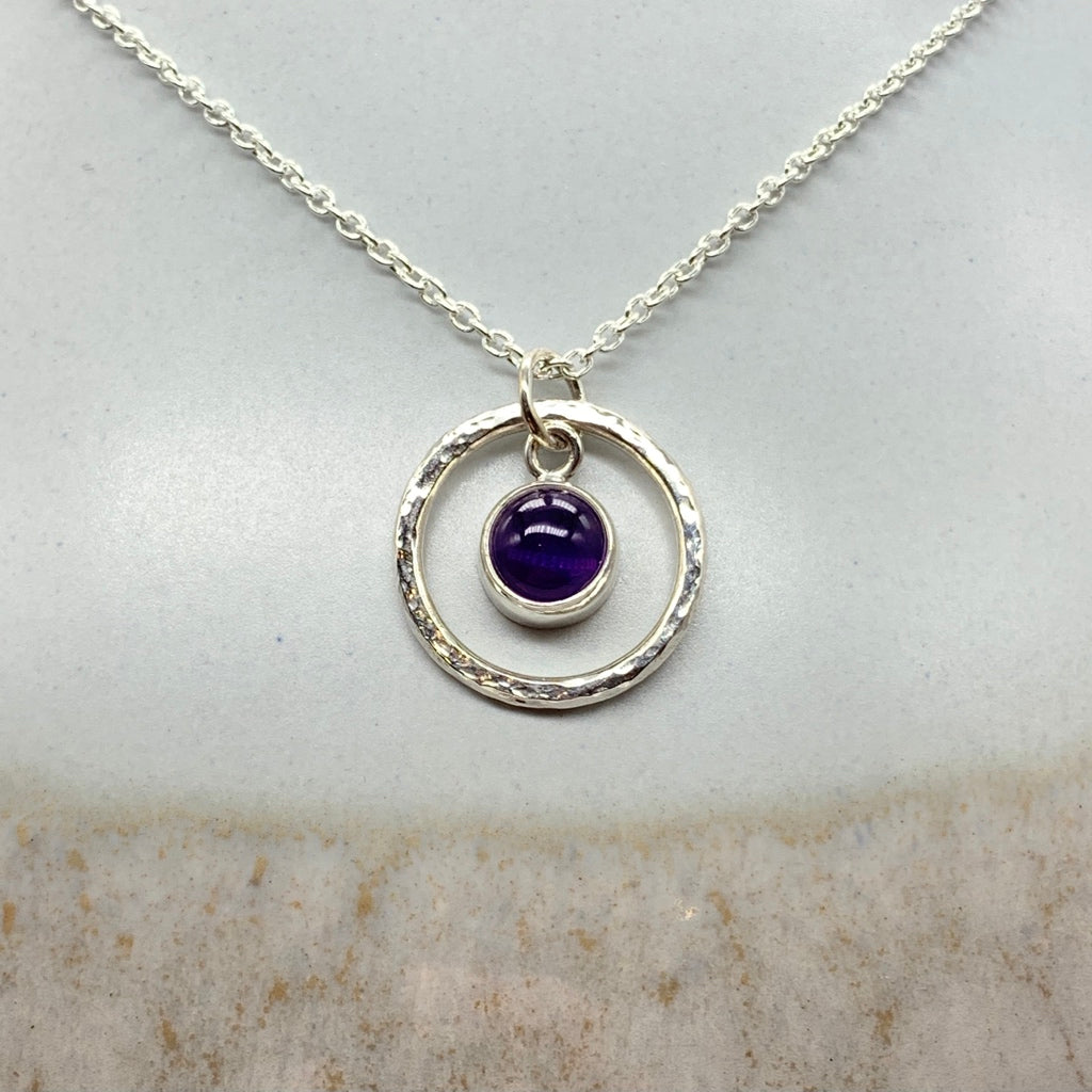 Caldera Solaris Amethyst Pendant Necklace