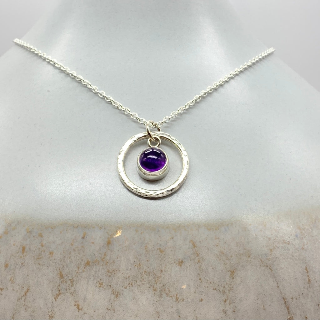 Caldera Solaris Amethyst Pendant Necklace