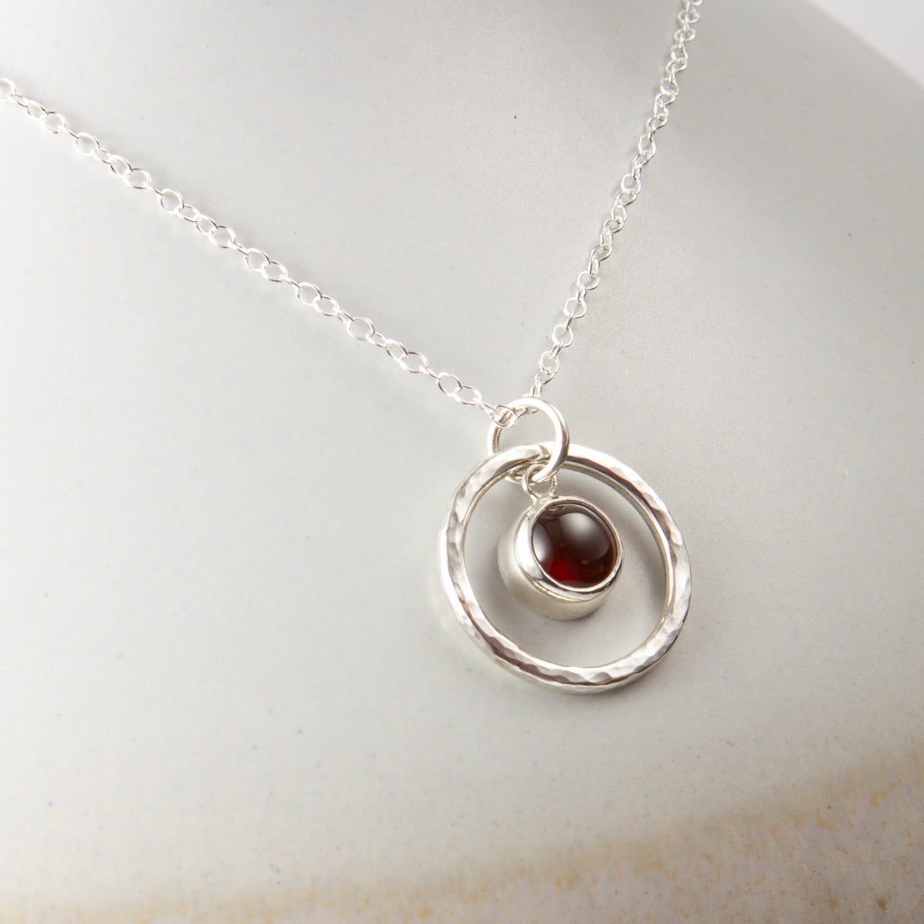 Caldera Solaris Garnet Pendant