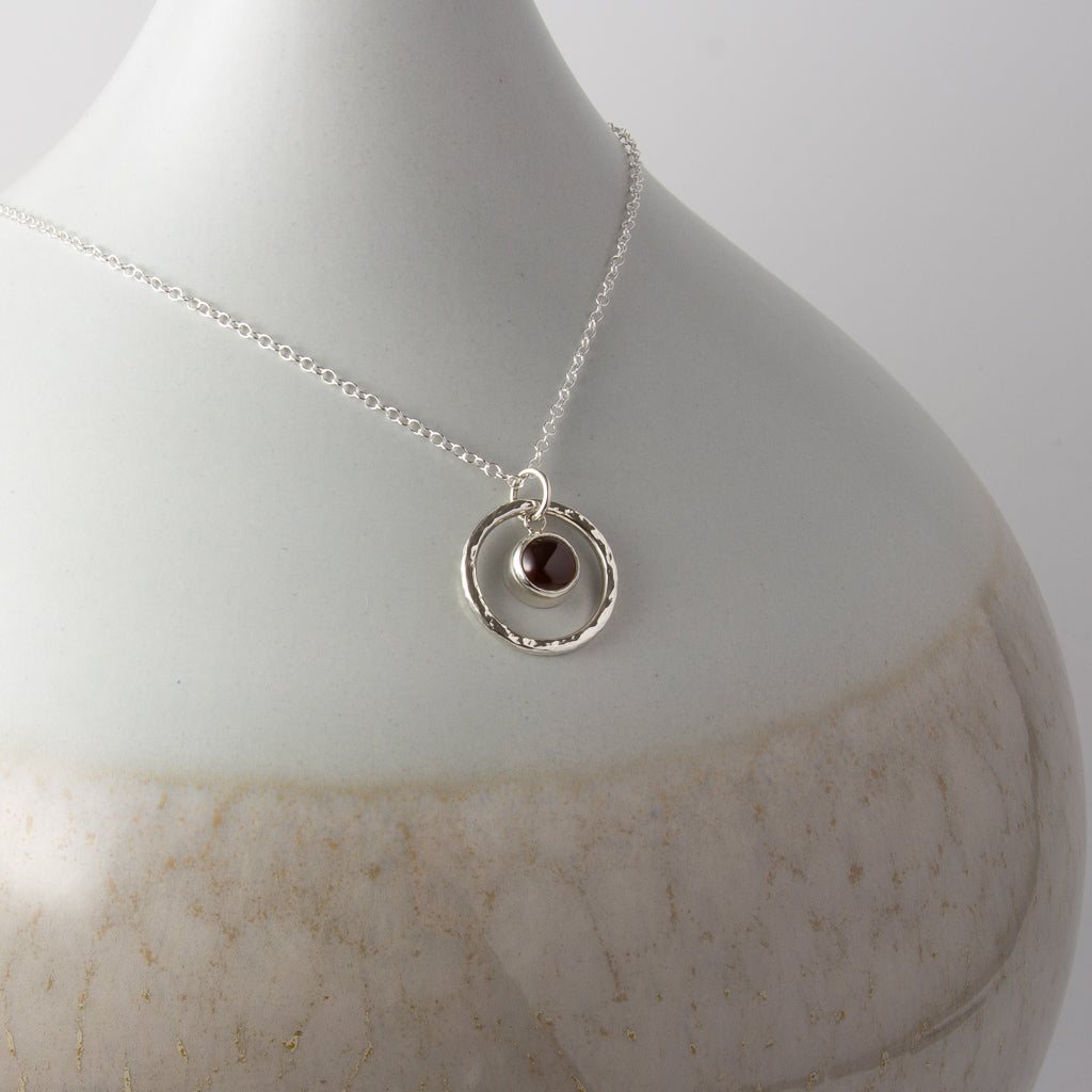 Caldera Solaris Garnet Pendant