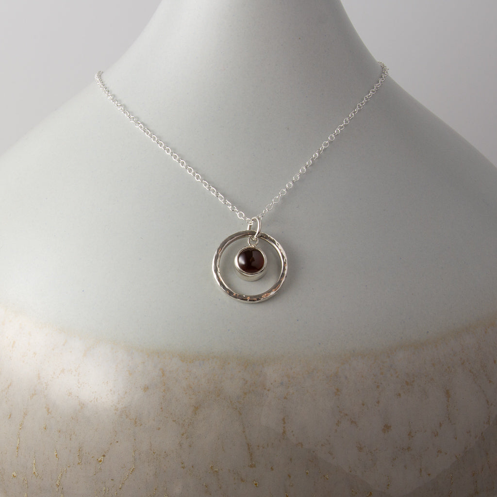 Caldera Solaris Garnet Pendant