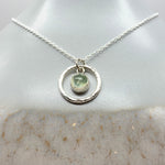 Caldera Solaris Prehnite Pendant Necklace