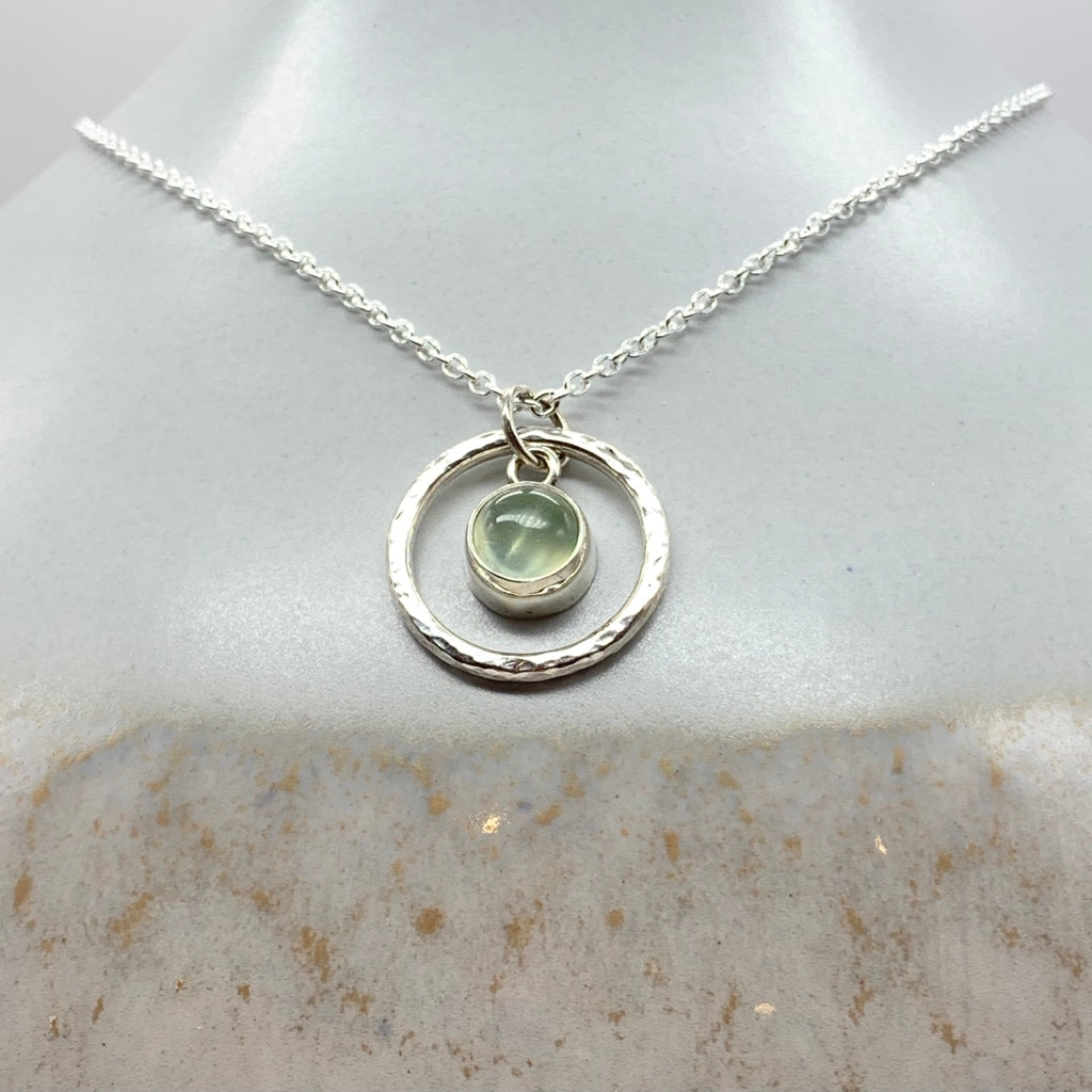 Caldera Solaris Prehnite Pendant Necklace