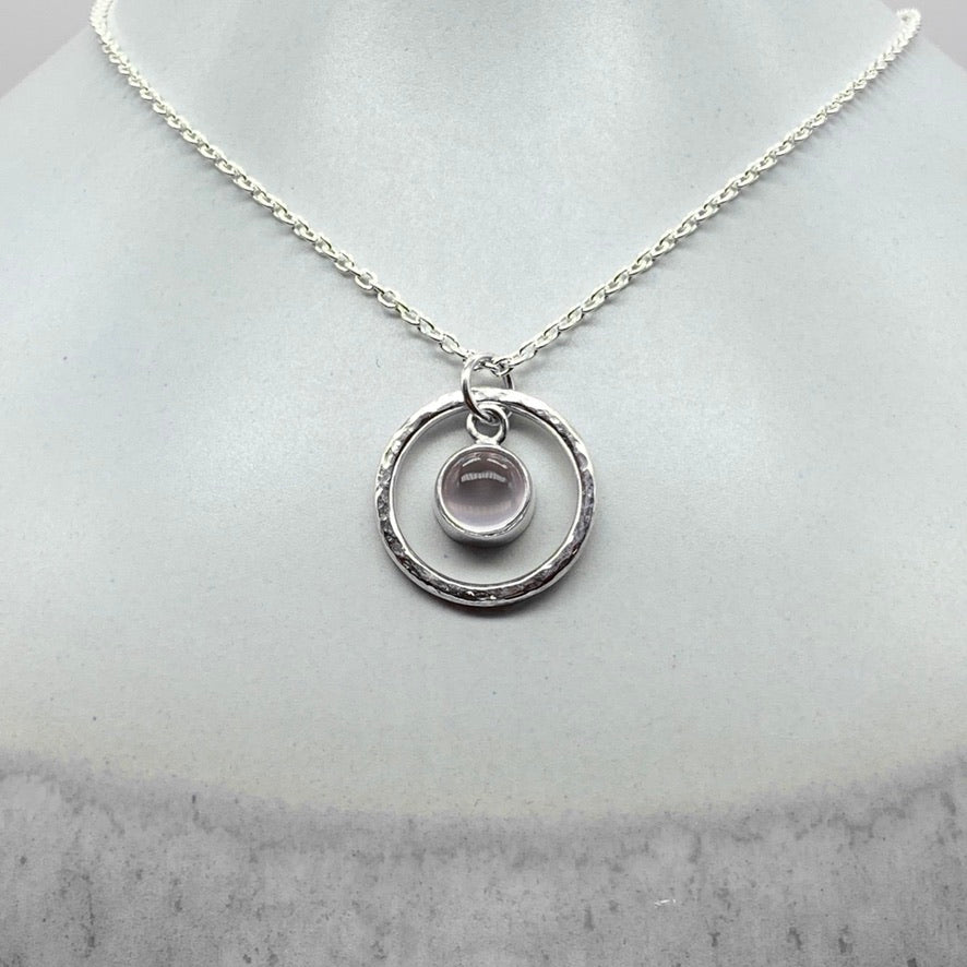 Caldera Solaris Rose Quartz Pendant