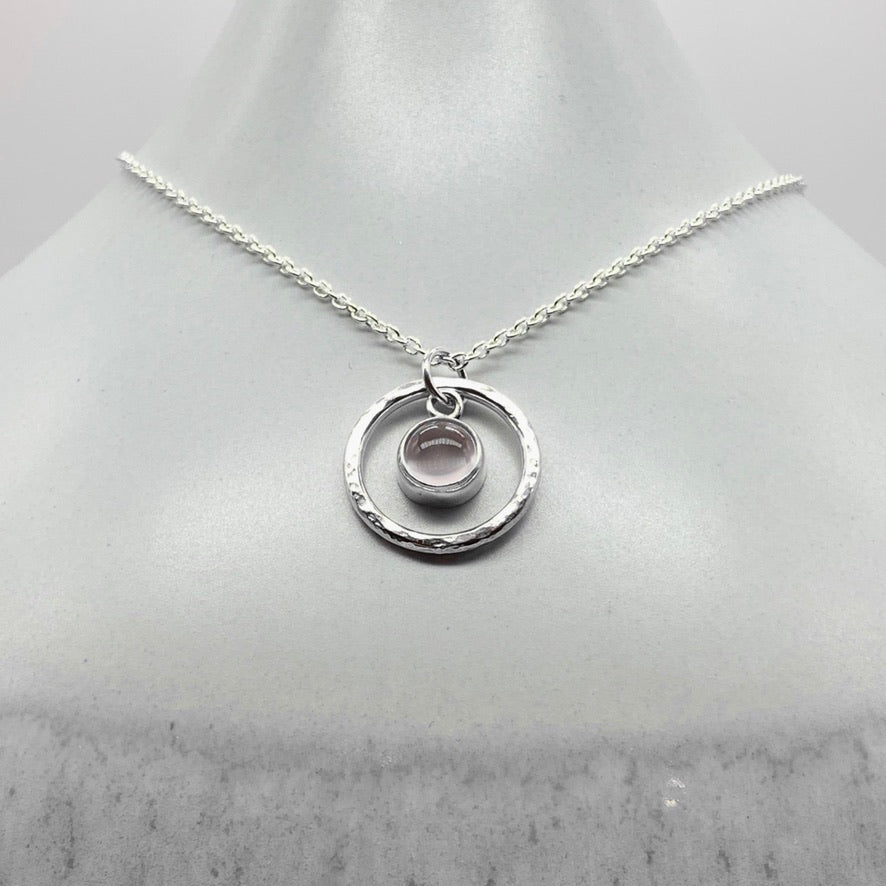 Caldera Solaris Rose Quartz Pendant