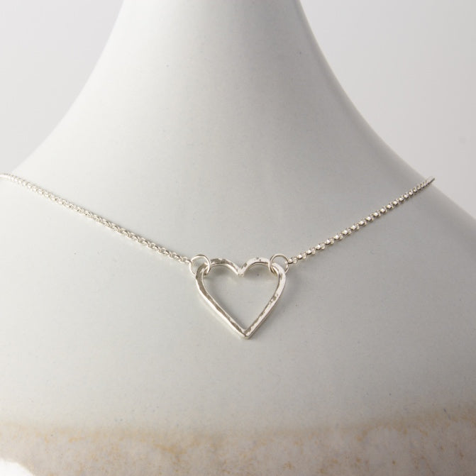 Caldera Corazon Silver Necklace