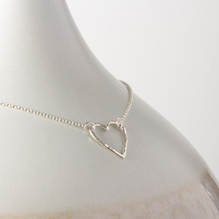 Caldera Corazon Silver Necklace