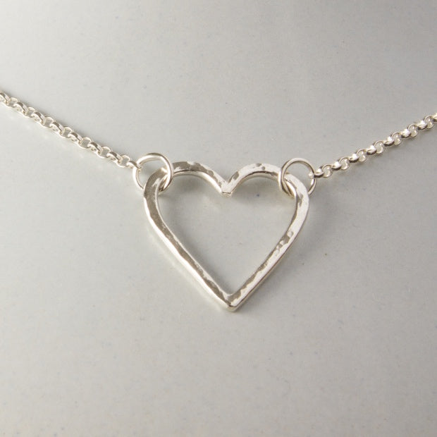 Caldera Corazon Silver Necklace