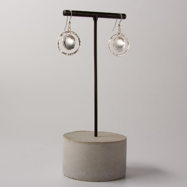 Caldera Lunelle Orbita Silver Earrings