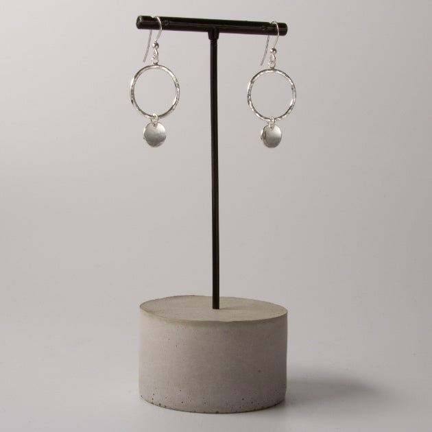 Caldera Lunelle Sonido Silver Earrings