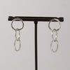 Caldera Triplo Sonido Silver Earrings