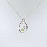 Coast Charm Pendant with Peridot and Topaz